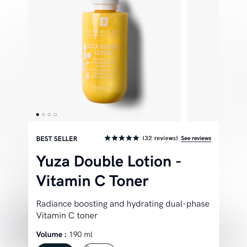 NIB erborian korean skin set (3) Yuza double lotion, super serum, sorbet $138 - Picture 7 of 10